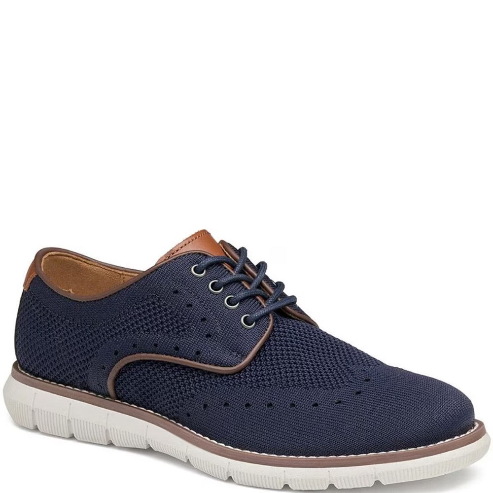 Johnston & Murphy, the Boys' Holden Knit Wingtip Oxfords Sz. 2 M